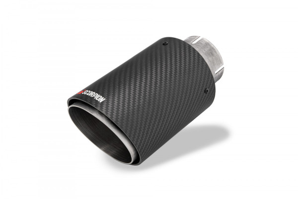 Scorpion Exhaust GPF Back System MINI Clubman F54 2019-24 - Ceramic Black 114mm Daytona Trims