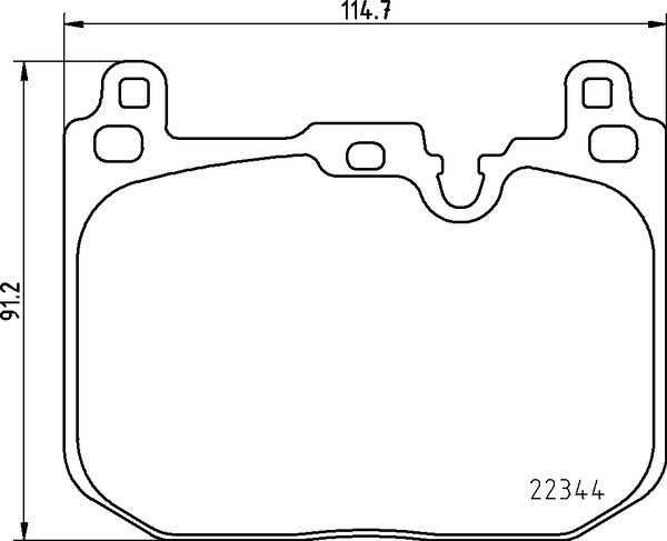 Mintex F56 JCW Front Brake Pads - MDB3804