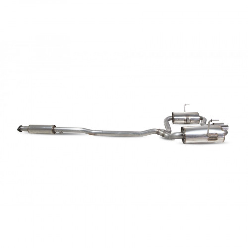 Scorpion R53 R52 Catback Exhaust with 90mm STW Trims - Non-Resonated SMN003S