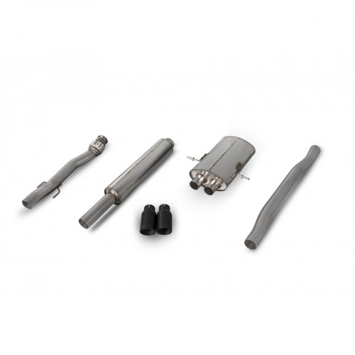 Scorpion Exhausts Catback System Black Ceramic 90mm Daytona - Resonated MINI R56 R57 R58 R59 Cooper S