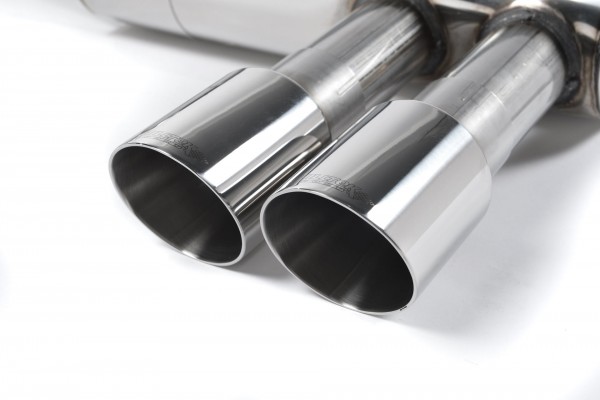 Milltek Exhausts Catback System Polished Tips Twin 90mm GT90 - Resonated MINI F56 Non-GPF Cooper