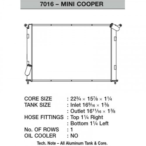 CSF Race Radiators MINI Cooper S R53 Alloy Radiator