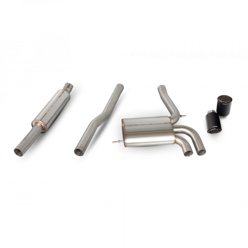 Scorpion Exhausts Catback System Carbon Fibre 100mm Ascari - Resonated MINI F56 Non-GPF Cooper S