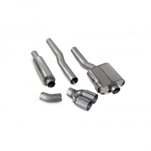 Scorpion Exhausts Catback System MINI Challenge Polished 90mm STW - Resonated MINI F56 Non-GPF Cooper S