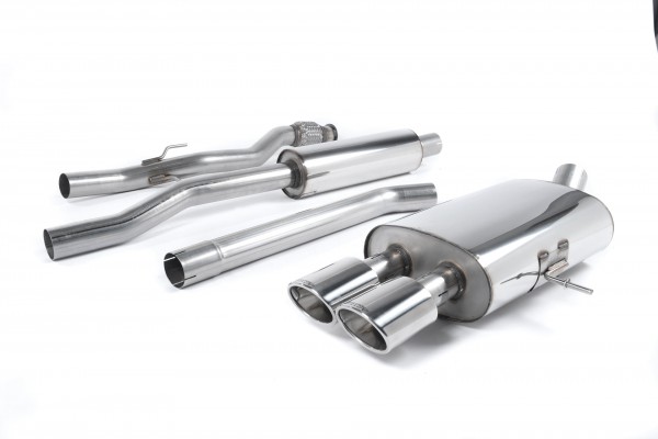 Milltek Exhausts Catback System Oval Jet - Resonated MINI R56 R57 R58 R59 Cooper S SSXM017