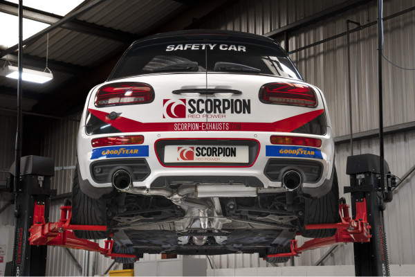 Scorpion Exhaust GPF Back System MINI Clubman F54 2019-24 - Polished 114mm Daytona Trims