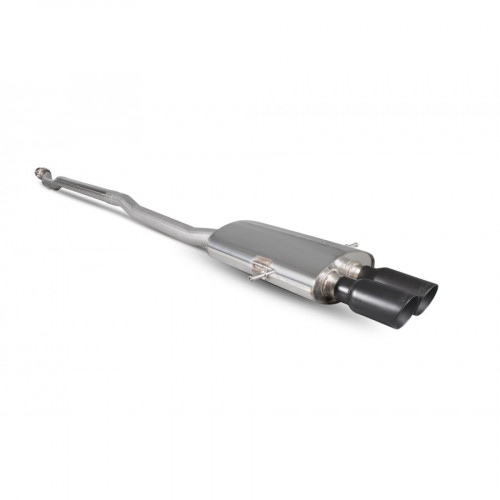 Scorpion Exhausts Catback System Black Ceramic 90mm Daytona - Non-Resonated MINI R56 R57 R58 R59 Cooper S