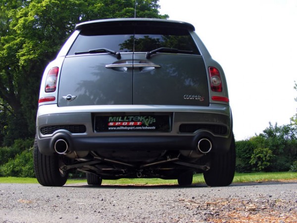Milltek Exhausts Catback System Dual 100mm Jet - Resonated MINI R55 Clubman Cooper S