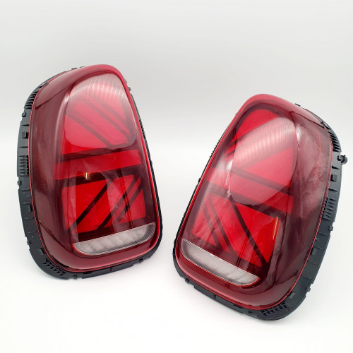 Orranje Union Jack Tail Lights R60 Countryman
