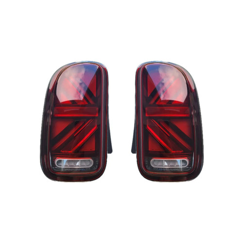 Orranje Union Jack Tail Lights R55 Clubman