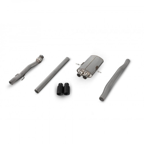 Scorpion Exhausts Catback System Black Ceramic 90mm Daytona - Non-Resonated MINI R56 R57 R58 R59 Cooper S