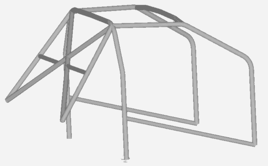 JP Cages MINI R53 Bolt-In Competition Roll Cage | Orranje