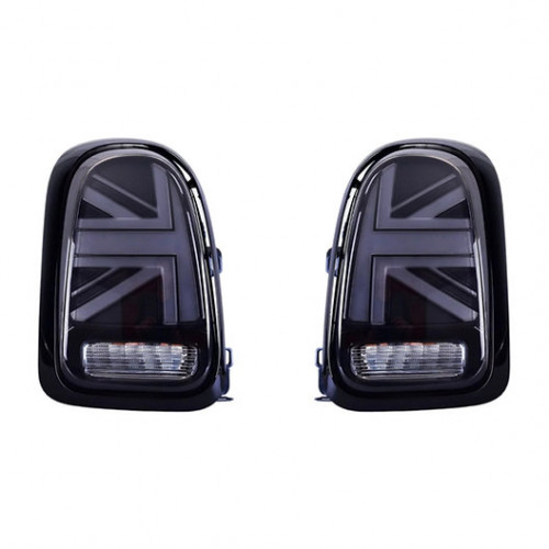 Orranje Union Jack Tail Lights F60 Countryman