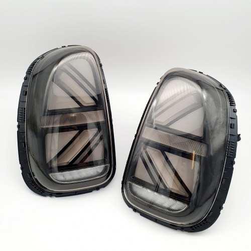 Orranje Union Jack Tail Lights R60 Countryman