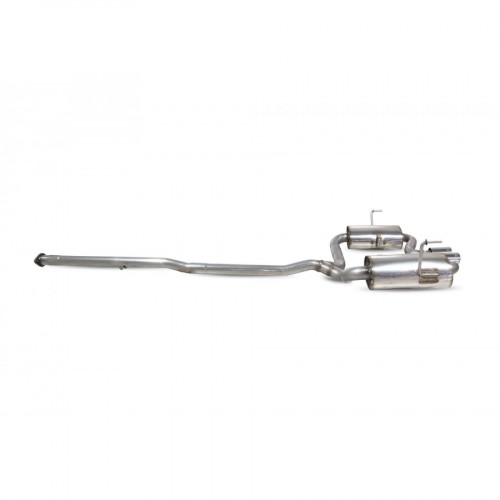 Scorpion R53 R52 Catback Exhaust with 90mm Monaco Trims - Non-Resonated SMN003
