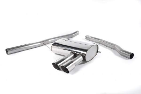 Milltek Exhausts Catback System Polished Tips Twin 90mm GT90 - Non-Resonated MINI F56 Non-GPF Cooper