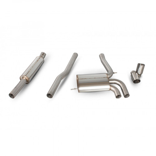 Scorpion Exhausts Catback System Polished 100mm Daytona - Resonated MINI F56 Non-GPF Cooper S