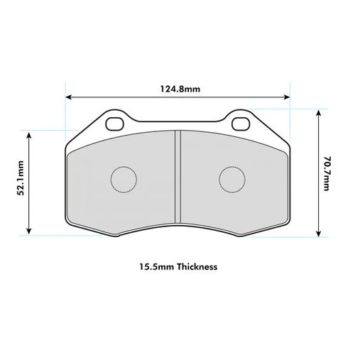 PBS ProTrack ProRace ProComp Front Brake Pads Renault Megane 225 Brembo 8541