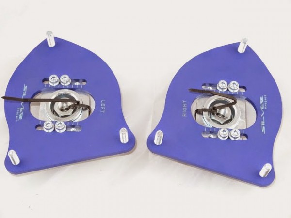 Silver Project Adjustable Top Mount Camber Plates R50-R53