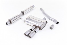 Milltek Exhausts Catback System Titanium Tips Twin 90mm GT90 - Resonated MINI F56 Non-GPF Cooper