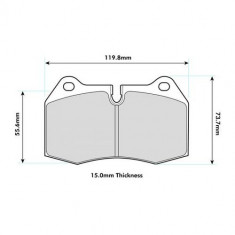 PBS ProTrack ProRace ProComp Front Brake Pads R56 JCW Brembo 8071