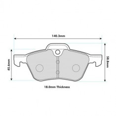 PBS ProTrack ProRace Front Brake Pads R50 R52 R53 8138
