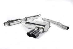 Milltek Exhausts Catback System Cerakote Black Tips Twin 90mm GT90 - Resonated MINI F56 Non-GPF Cooper