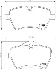 Mintex R53 JCW Front Brake Pads - MDB2816