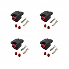 Bosch Injector Adaptors Cut & Crimp Plugs Connectors (Set of 4)