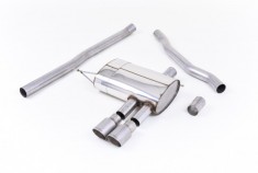 Milltek Exhausts Catback System Titanium Tips Twin 90mm GT90 - Non-Resonated MINI F56 Non-GPF Cooper S