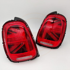 Orranje Union Jack Tail Lights F55 F56 F57